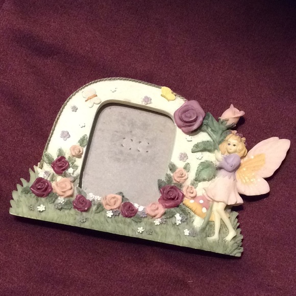 🌹Fairy garden ceramic frame small wallet size - Picture 1 of 4